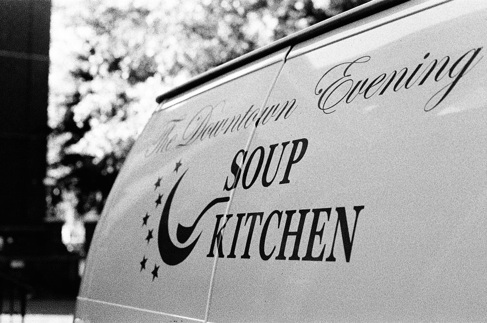 Above: a New Haven Soup Kitchen van.