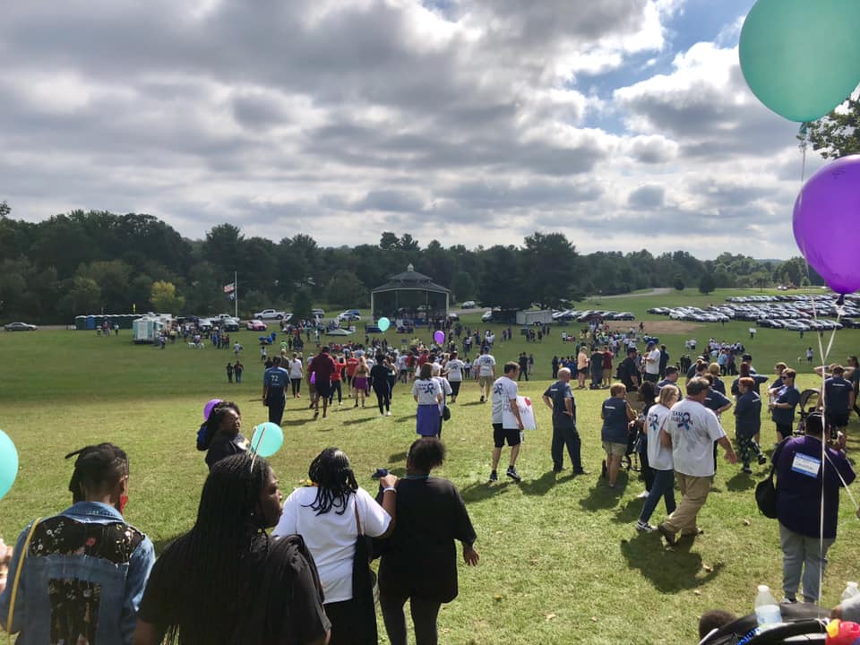 Out of the Darkness Community Walk held in Hamden, Conn. on Oct. 7, 2018