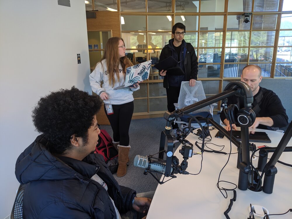 “I was hired to sort of create a program around podcasting and figure out how we could approach podcasting as a system instead of little pieces operating independently, like I think a lot of universities are,” DesRoches said.