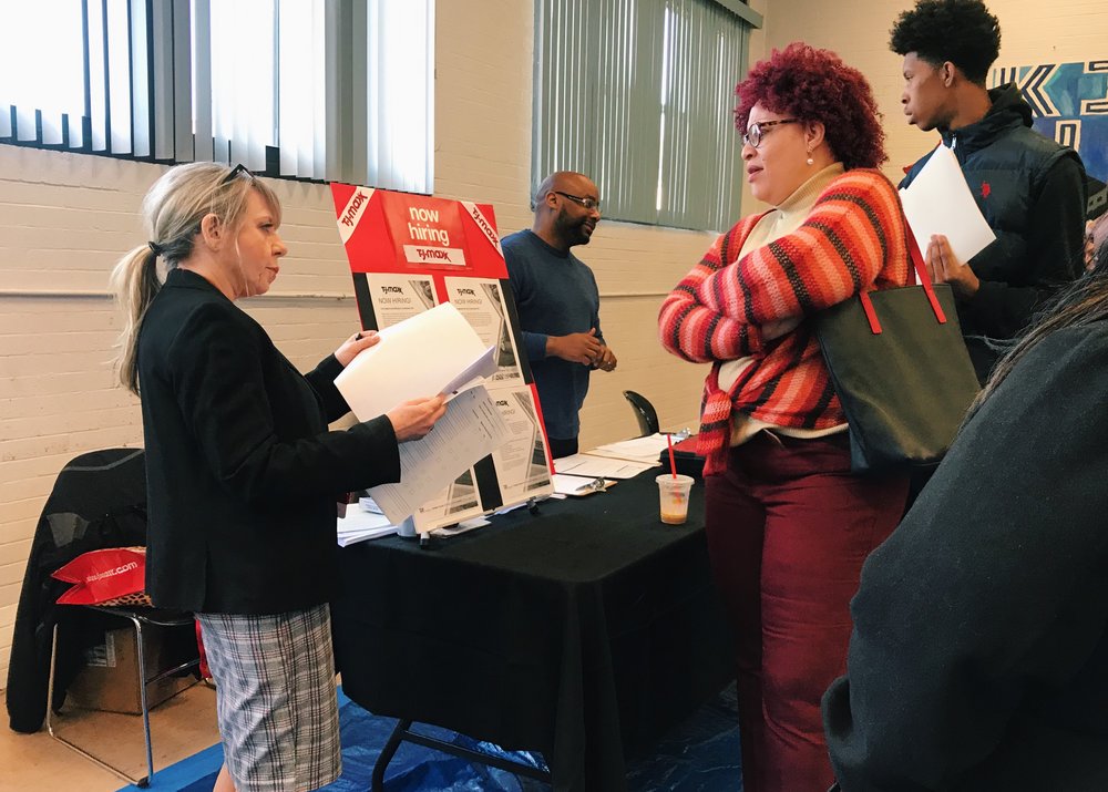 TJ Maxx was one of the event’s most popular employers, with over 150 candidates filling out applications.