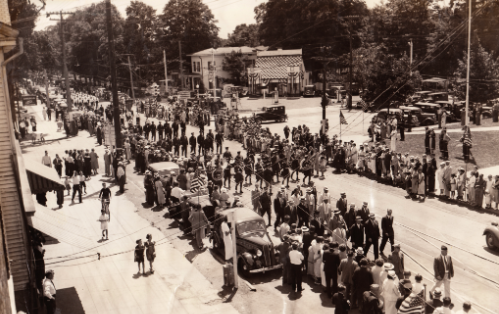 Hamden center in 1936, courtesy of Dave Johnson