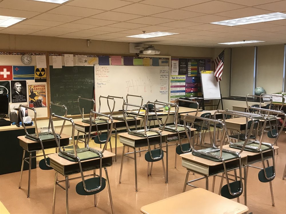 Salman Hamid’s classroom at Wintergreen School.