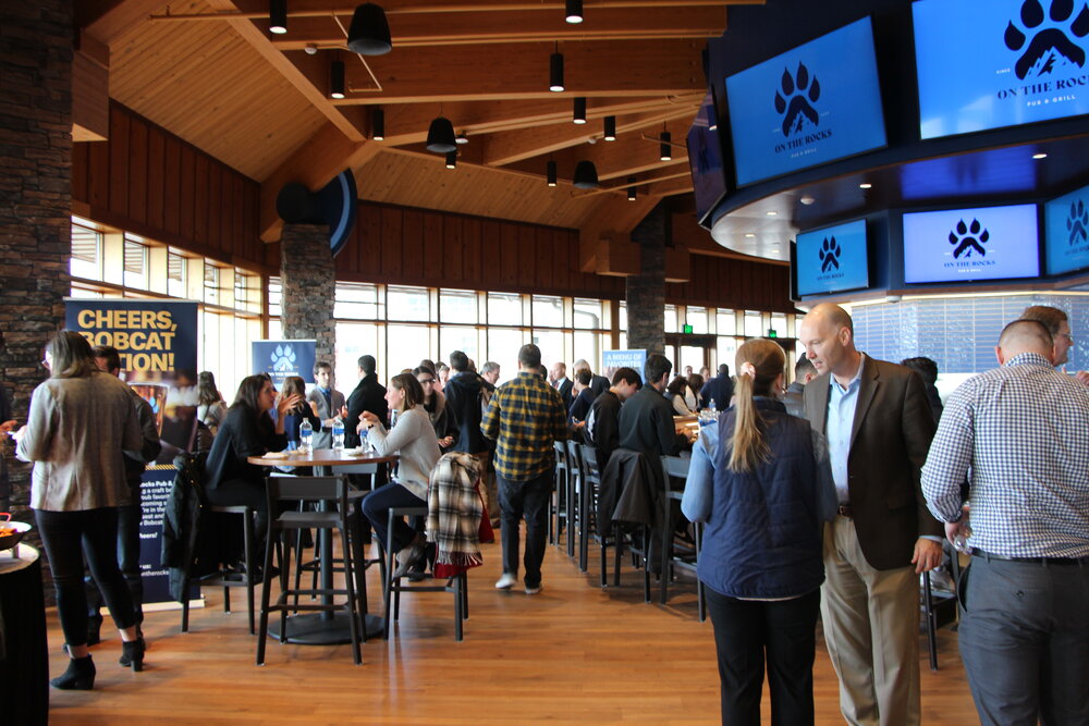 On The Rocks was filled during its grand opening. Photo credits: Kailee Heffler