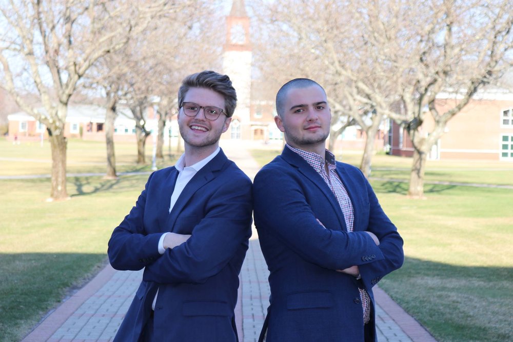 Austin Calvo, President Elect and Luke Ahearn, Class of 2020 Senator