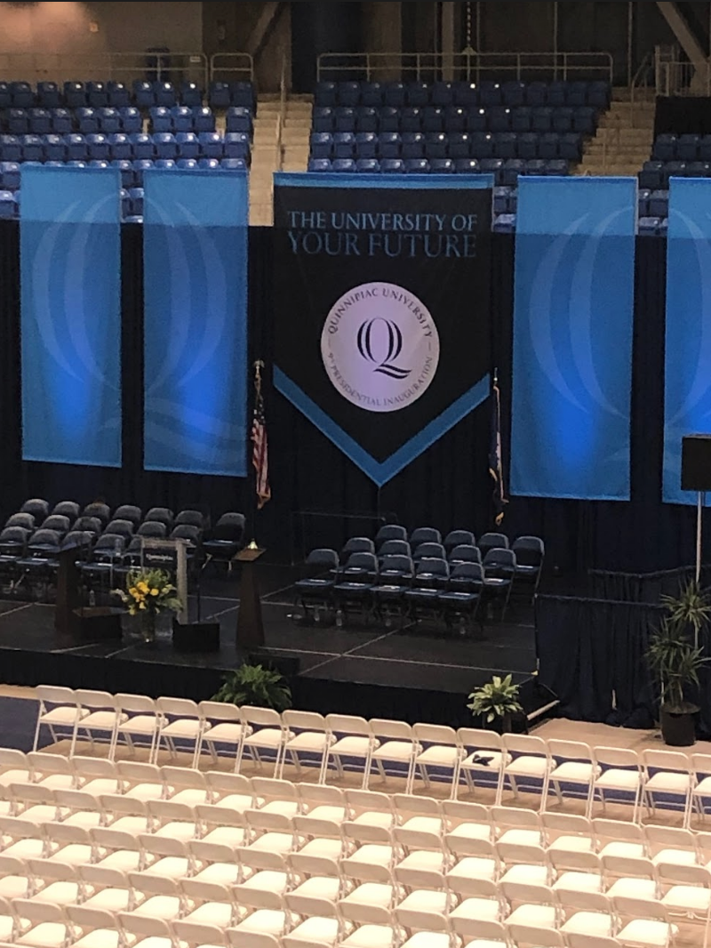 The People’s United Center before guests’ arrival