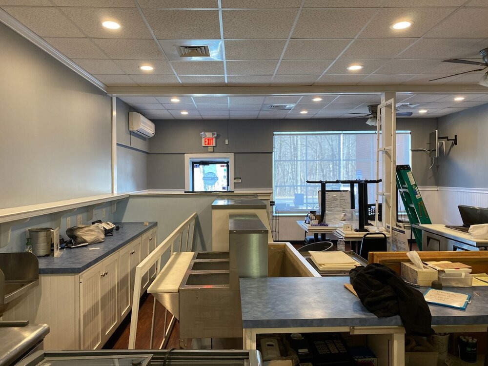 A look at the kitchen of the upcoming Funcles Cafe.