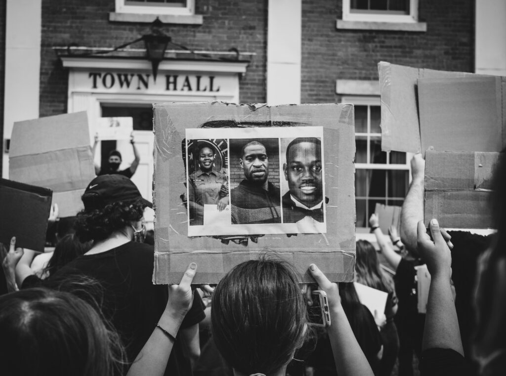 As protests became more popular over the summer of 2020 they reached almost every corner of the country. Cheshire was one of many towns to hold a protest. (Photo by Dan Passapera)