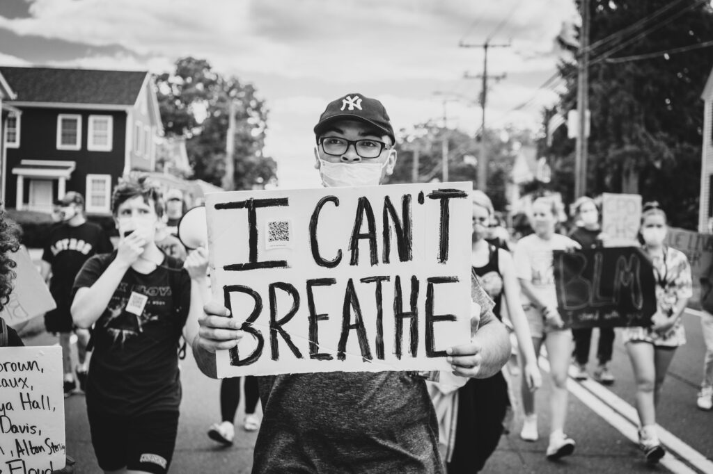As protests became more popular over the summer of 2020 they reached almost every corner of the country. Cheshire was one of many towns to hold a protest. (Photo by Dan Passapera)