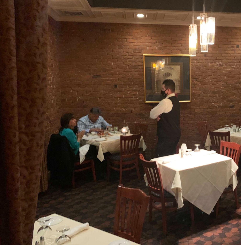 Ristorante Luce owner Edwin Picado says his restaurant will be seating at 50% capacity and following regular COVID-19 guidelines this holiday weekend. Photo by Jensen Coppa.