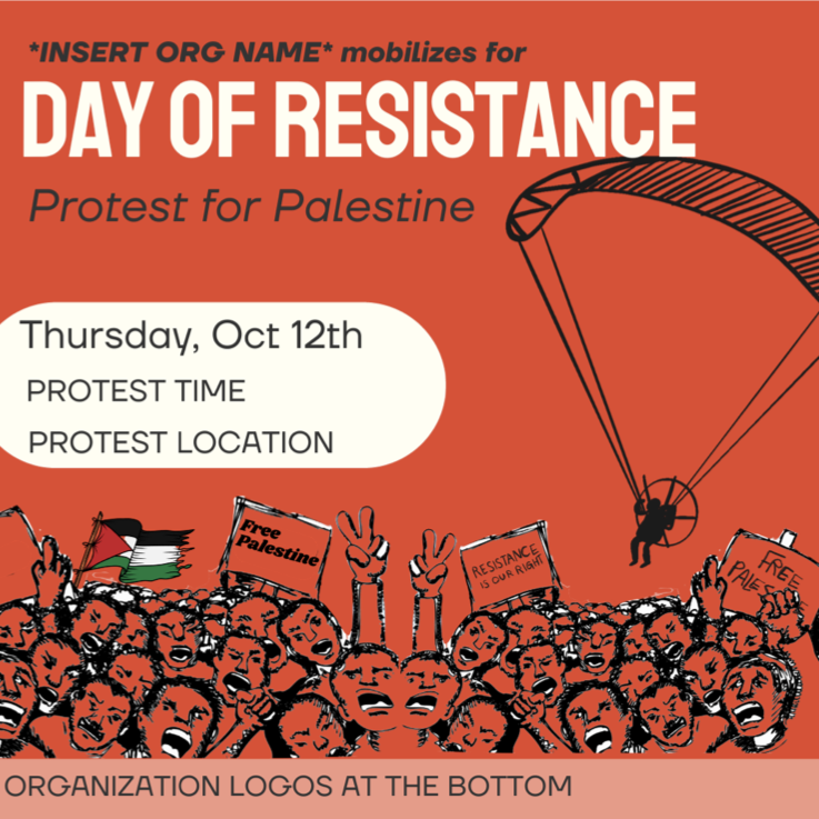 A template from the National Students for Justice in Palestine toolkit.