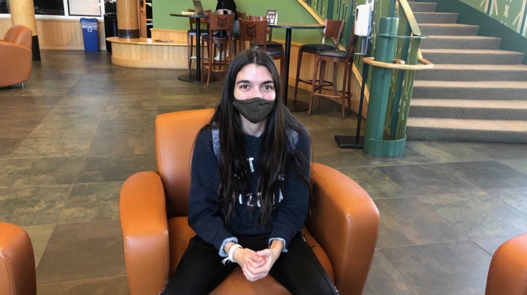 Isabella Leto, a junior political science major, said Joe Biden's win is not a reason to think the country is fixed. Rather, she said there's a lot of work to be done. (Marianna Rappa)