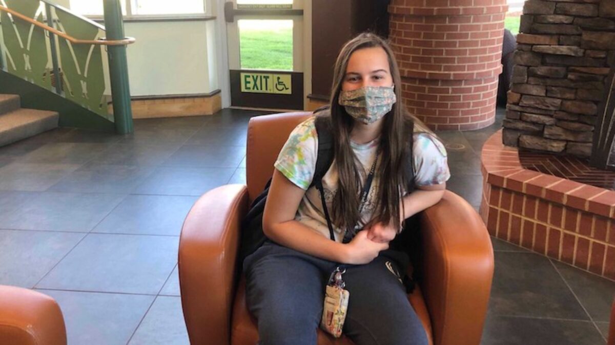 Jennifer Charette, a junior occupational therapy major, said she understood the importance of properly counting the votes, so she wasn't upset that she waited a few days for the results. (Marianna Rappa)
