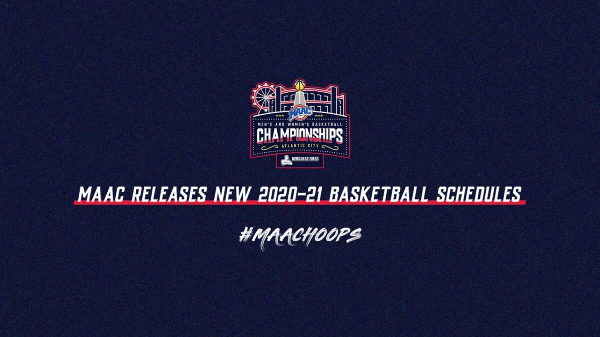 The MAAC will play basketball in the spring. (Photo via the MAAC)