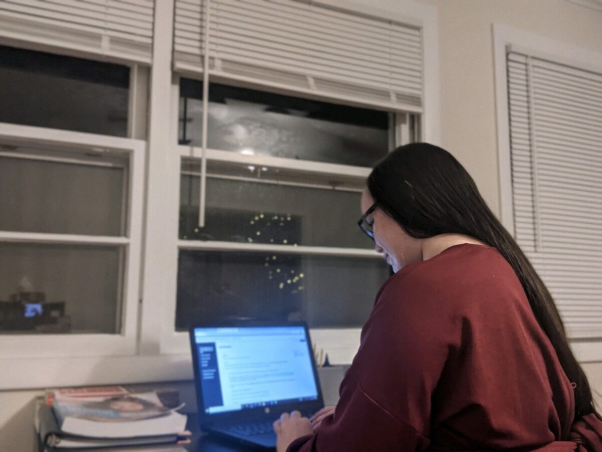 Students like Hannah Dewitt are using online classes to redefine the college experience (Photo provided by Jenna Marnell).