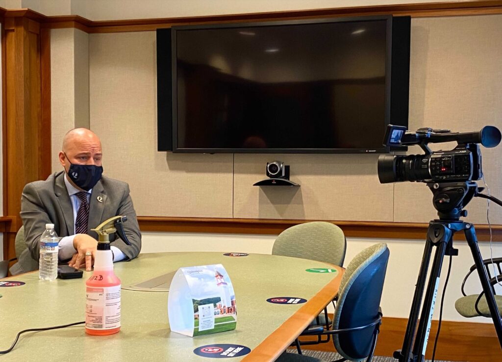 Reyes believes trust and transparency to be among the most important parts of his job. Photo by Lo Yarnell
