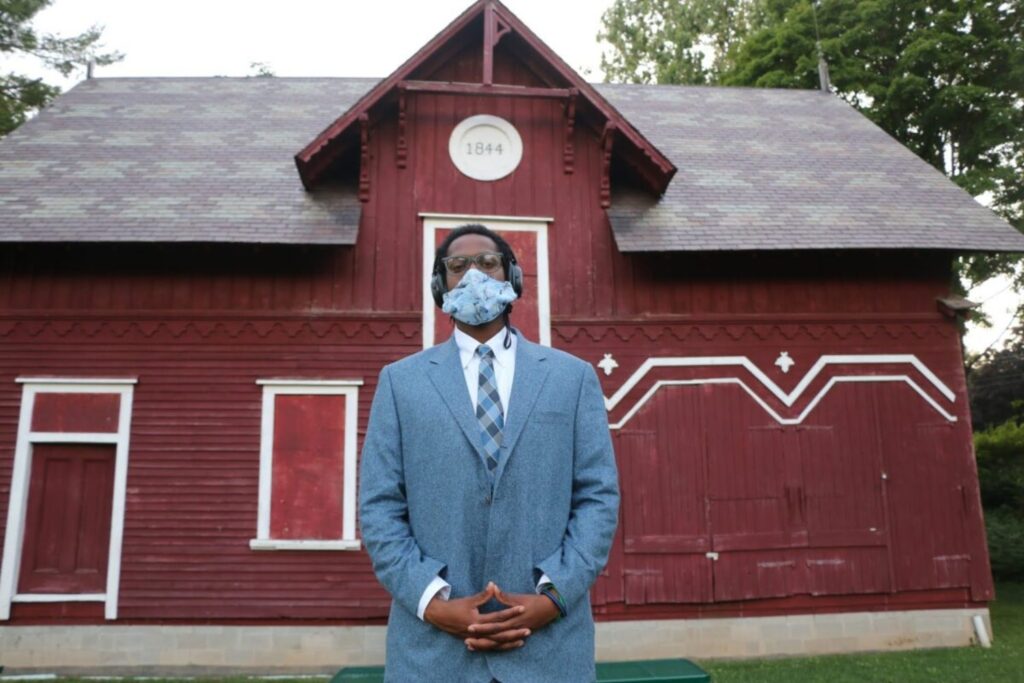 Pictured above is Justin Farmer, City Councilor in Hamden's fifth district. Photo courtesy of Justin Farmer.