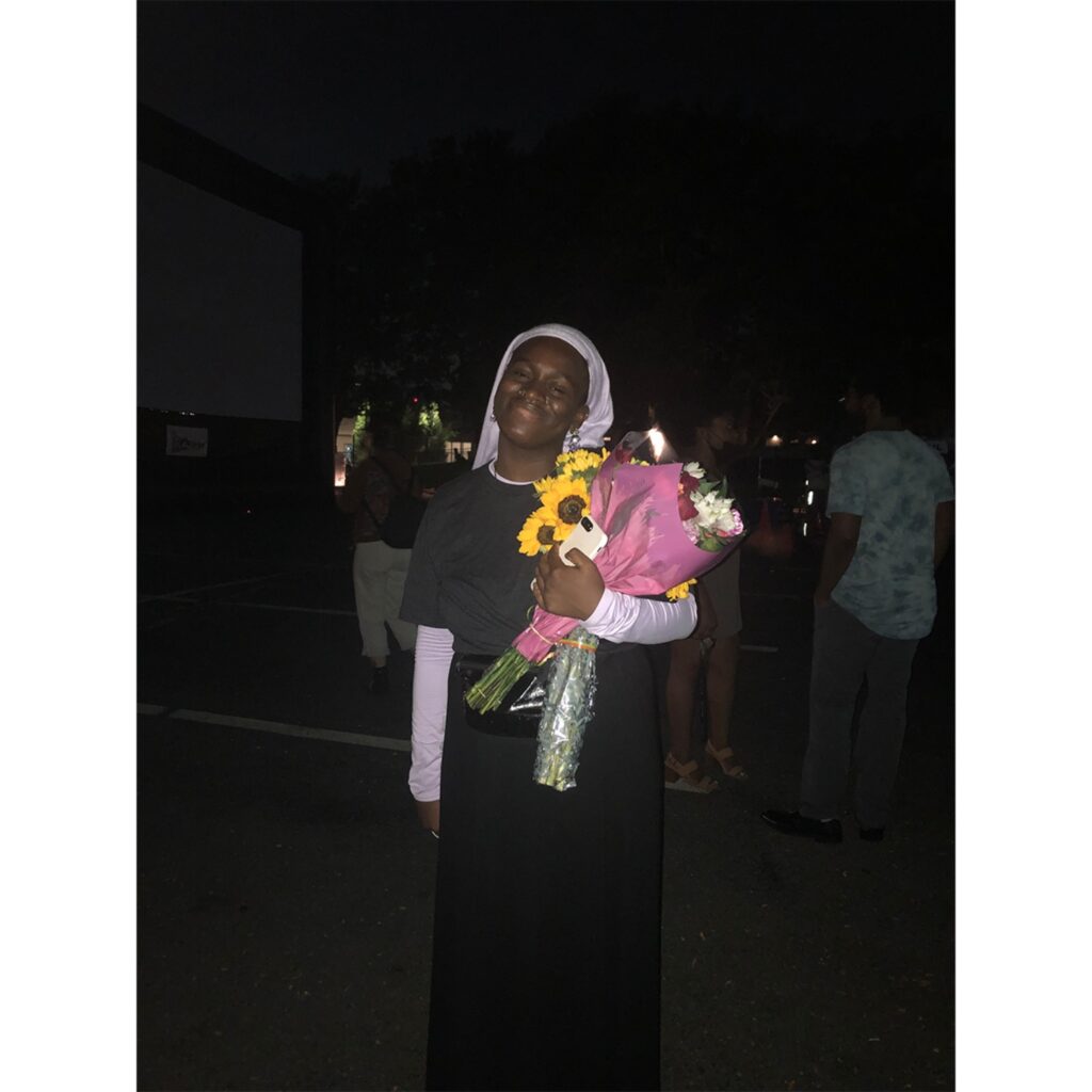 Salwa Adbussabur after Film Festival
