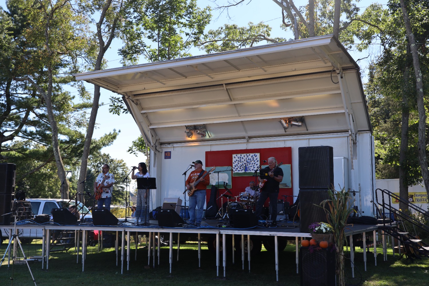 Local artists and bands perform at the fall festival (Photo by Samantha Simon).