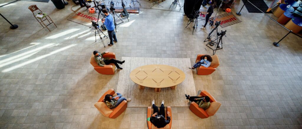 The crew behind the production of the series (Photo by Peter Gallay). 