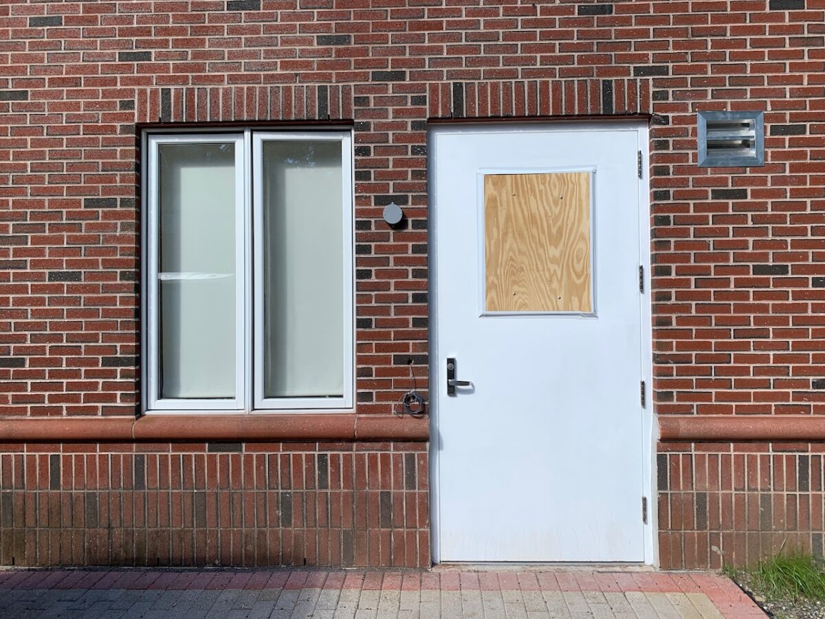 Tom Ellett's Door Vandalized 09302021