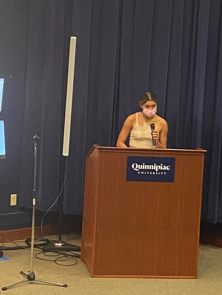 Alisa Mejia shares poems she has written about what it is like to grow up in the Bronx. Photo courtesy Ryan Coope