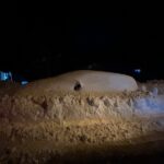 Hamden vehicle completely submerged in snow Feb. 23. Photo by Kian Loveday